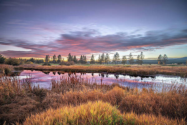 Sunset Wall Art featuring the photograph Sunriver Sunset by Michael DeGrenier