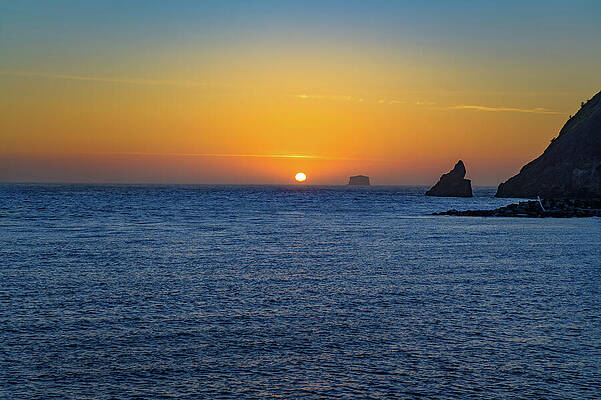Wall Art featuring the photograph Sunset At La Push Beach, Olympic National Park, Washington State by Miroslav Liska