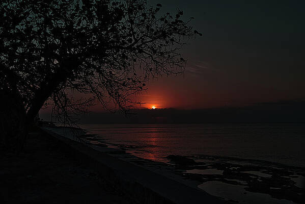 Wall Art featuring the photograph Sunset At Orange Hill Beach 1 by Gian Smith