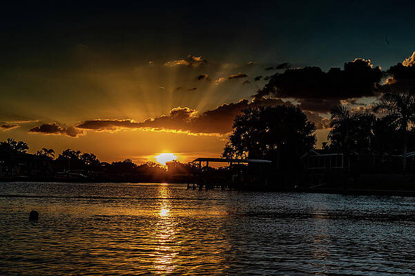 Sunset Photograph - Sunset Duffy Cruise, St. Petersburg, Florida by Bonnie Colgan