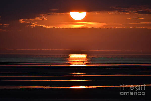 Reflection Photograph - Sunset  Encounters Cape Cod by Debra Banks