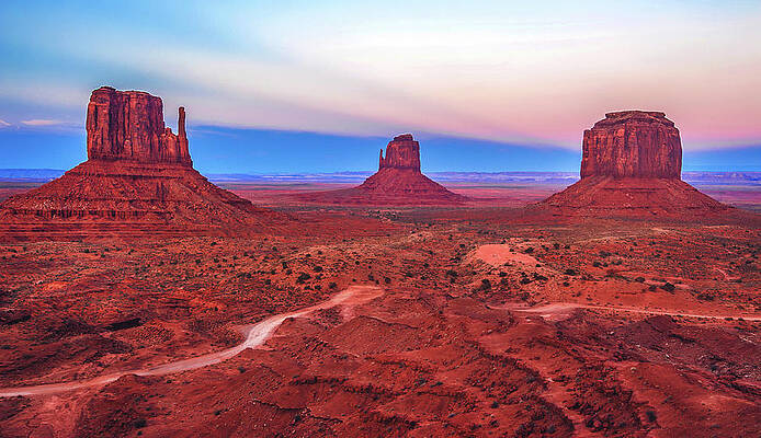 Park Photograph - Sunset On Monument Valley, Arizona by Abbie Warnock