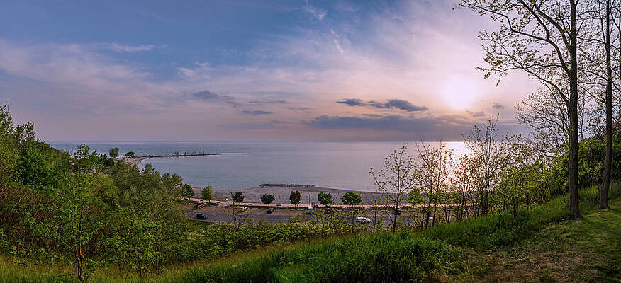 Sunset Photograph - Sunset Over Goderich, Ontario by John Twynam
