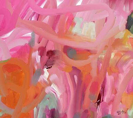 Bold Wall Art featuring the painting Tidal Light by Sonja Kraft