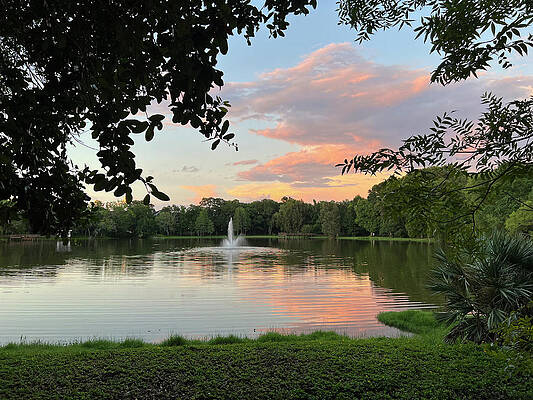 Pretty Photograph - Sunset Reflections by Doreen Rosselli
