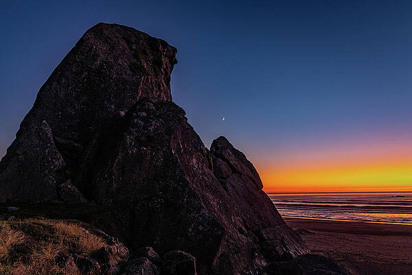 Oregon Photograph - Sunset Smooch by Tim Lyden