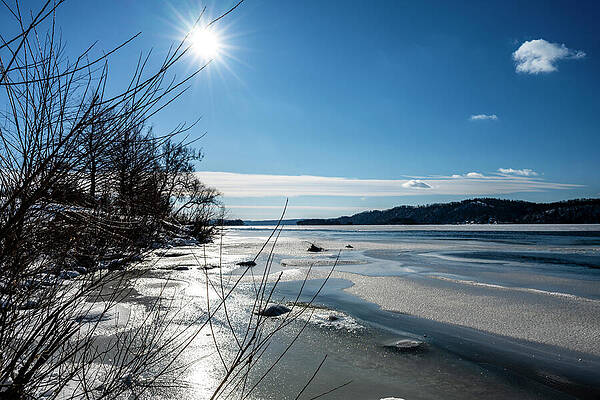Winter Wall Art featuring the photograph Sunshine On The Susquehanna River by Anthony Hightower
