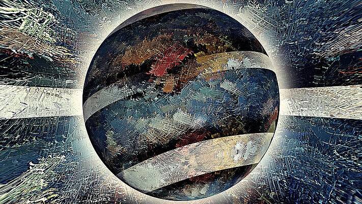 Sky Digital Art - Super Jupiter by David Manlove