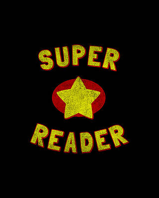 Super Reader Retro Print