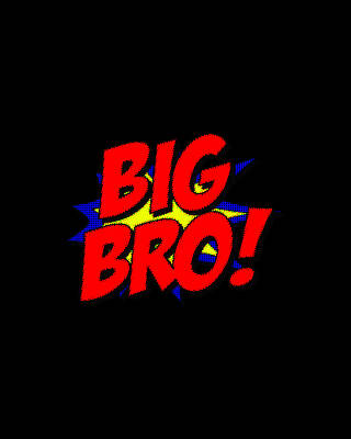 Book Digital Art - Superhero Big Bro Comic Book by Flippin Sweet Gear