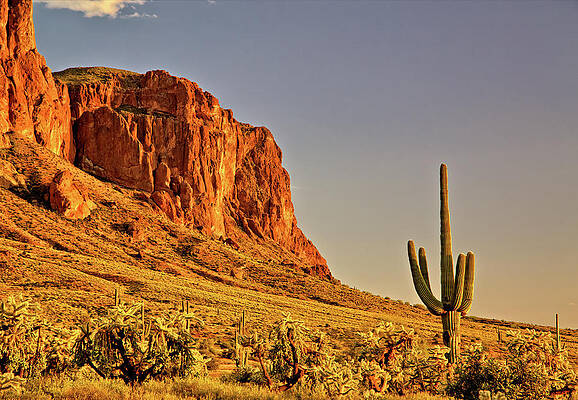 Arizona Photograph - Superstition Sunset by Bob Falcone