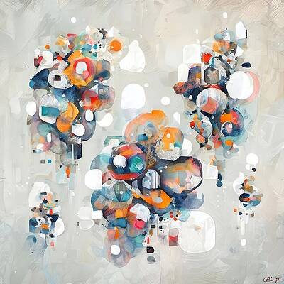 Colorful Abstract Geometry Wall Art
