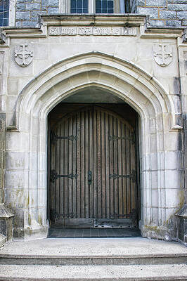 Spring Wall Art featuring the photograph SW Bowne Drew University - Door Spring 2022 by Christopher Lotito