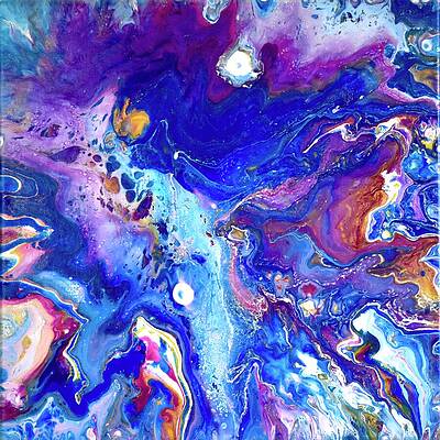 Vibrant Wall Art featuring the painting Sweet Slumber by Art From the Heart