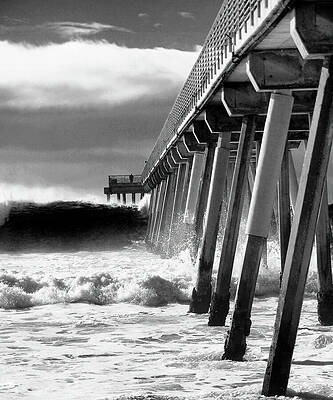 Wall Art featuring the photograph Swells In Hermosa Beach by Joe Schofield