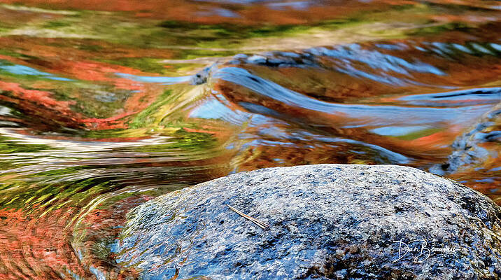 Abstract Photograph - Swift River 8663 by Dan Beauvais