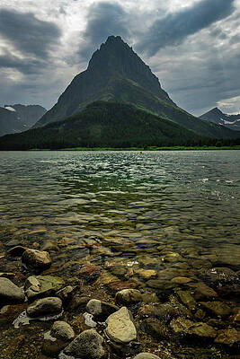 Lake Wall Art featuring the photograph Swiftcurrent Lake No. 1 by Matt Halvorson