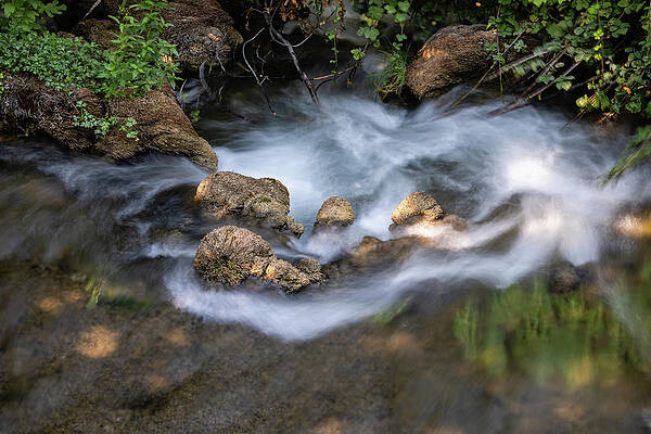 Spring Photograph - Swirling Water by Craig A Walker