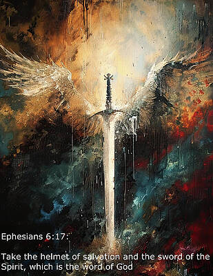 Digital Art - Sword Of The Spirit 1 by Gian Smith