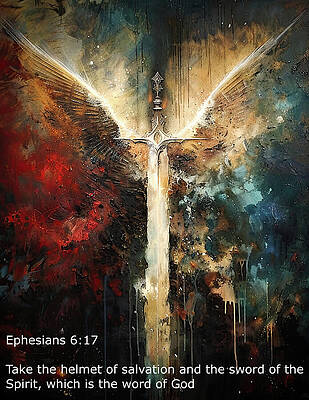 Digital Art - Sword Of The Spirit 3 by Gian Smith