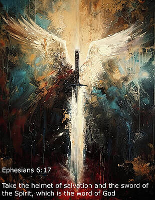 Digital Art - Sword Of The Spirit 4 by Gian Smith