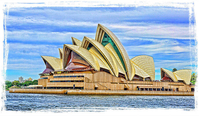 Wall Art featuring the digital art Sydney Opera House Art by Waterdancer