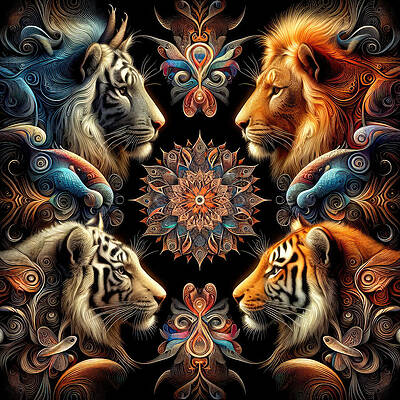 Majestic Wall Art featuring the photograph Symphony Of The Sovereigns by Bill and Linda Tiepelman