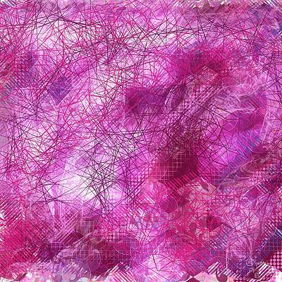 Chaotic Painting - Synapses by Sonja Kraft