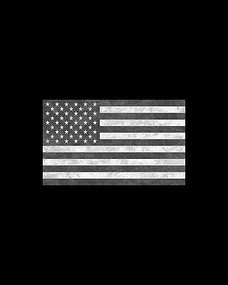 Usa Wall Art featuring the digital art Tactical USA Flag Retro by Flippin Sweet Gear