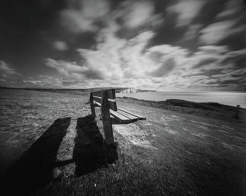 Horizon Photograph - Take A Seat, And Enjoy The Best View In Sussex. by Will Gudgeon