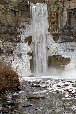 Winter Photograph - Taughannock Falls Gorge Trail 28 by William Norton