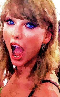 Woman Digital Art - Taylor Swift, Cruel Summer by Gradify Creations