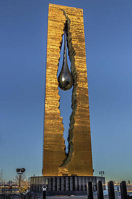 Tear Drop Memorial in Bayonne, New Jersey by Elvira Peretsman