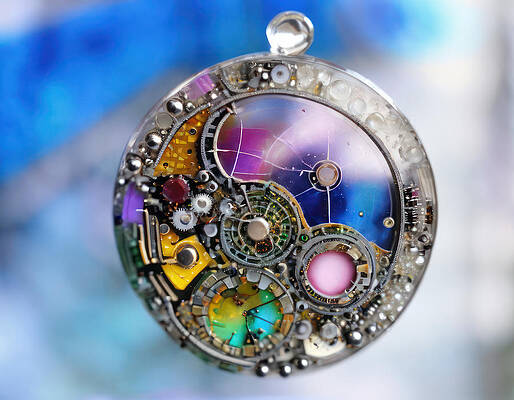 Intricate Wall Art featuring the digital art Tech Talisman by Eris And AI