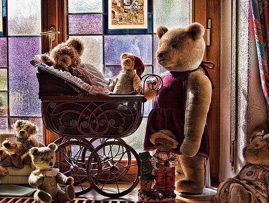 Germany Photograph - Teddy Bear Family In Germany by Tatiana Travelways