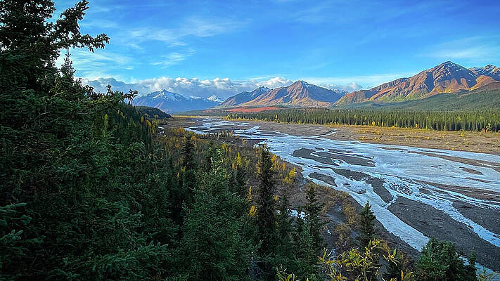 Landscape Wall Art featuring the photograph Teklanika River, Denali National Park by Harry Banks