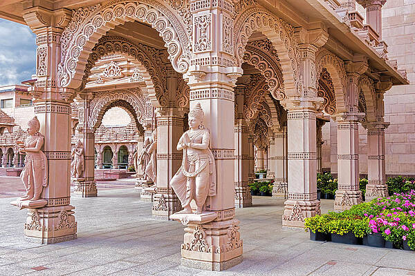 Wall Art featuring the photograph Temple Arches by Susan Candelario