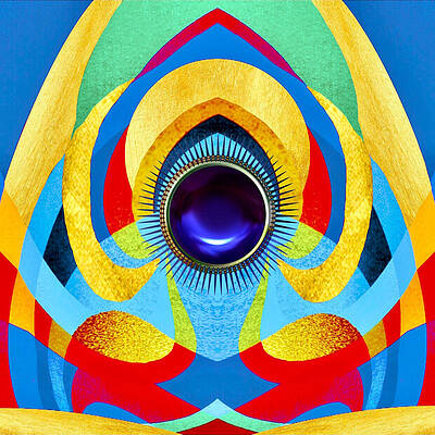 Mixed Media - Temple by Canessa Thomas