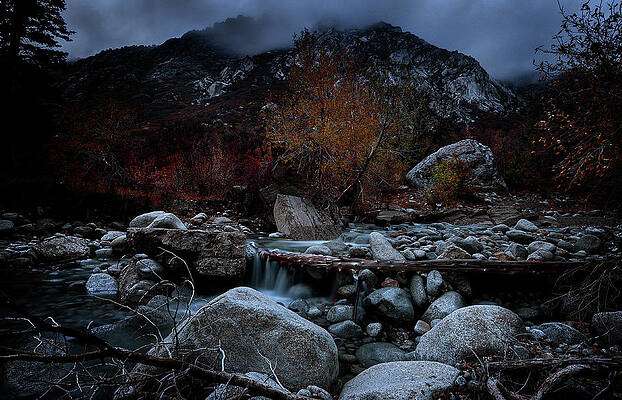 Moody Photograph - Temple Quarry At Twilight by Abbie Warnock