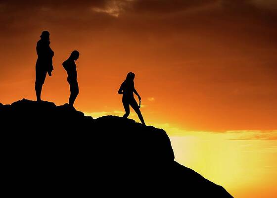 Sunset Photograph - Tempting Fate by American Landscapes