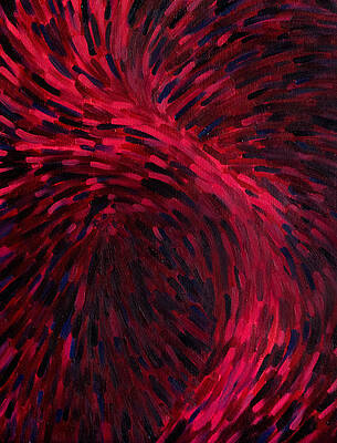 Wall Decor Painting - Tension No.2 by Michel Cruz-Garcia