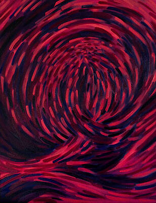 Wall Decor Painting - Tension No.6 by Michel Cruz-Garcia