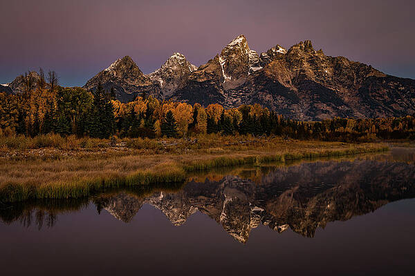 Nature Photograph - Teton Daybreak by Tim Lyden