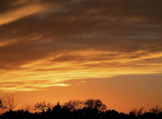 Texas Wall Art featuring the photograph Texas Hill Country Sunset 1 by Ron Long Ltd Photography