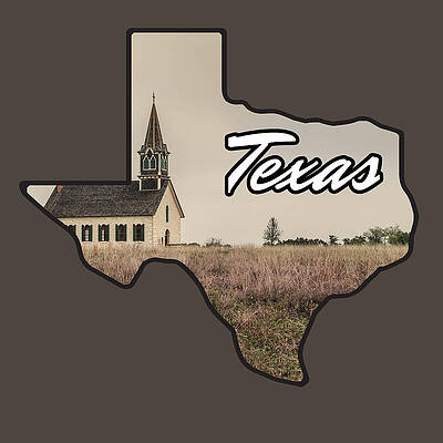 Church Photograph - Texas Old Country Church by KC Hulsman