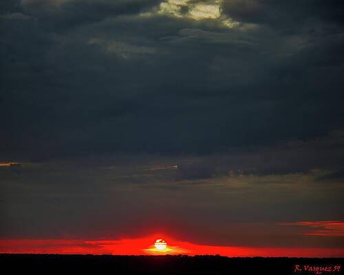 Sky Wall Art featuring the photograph Texas Sunset by Rene Vasquez