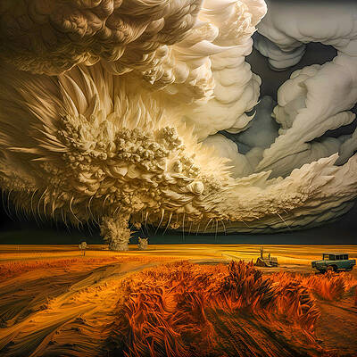 Digital Art - Texas Tornado by Paul Charles
