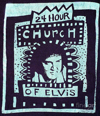 Wall Art featuring the photograph The 24 Hr Church Of Elvis by Joe Schofield