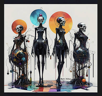 Wall Art featuring the digital art The Alchemists Of Oblivion by Rafael Salazar