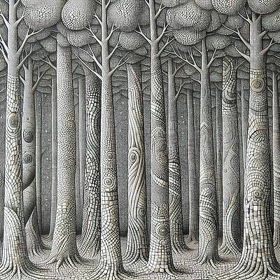 Intricate Digital Art - The Ancients by Colin Hardman